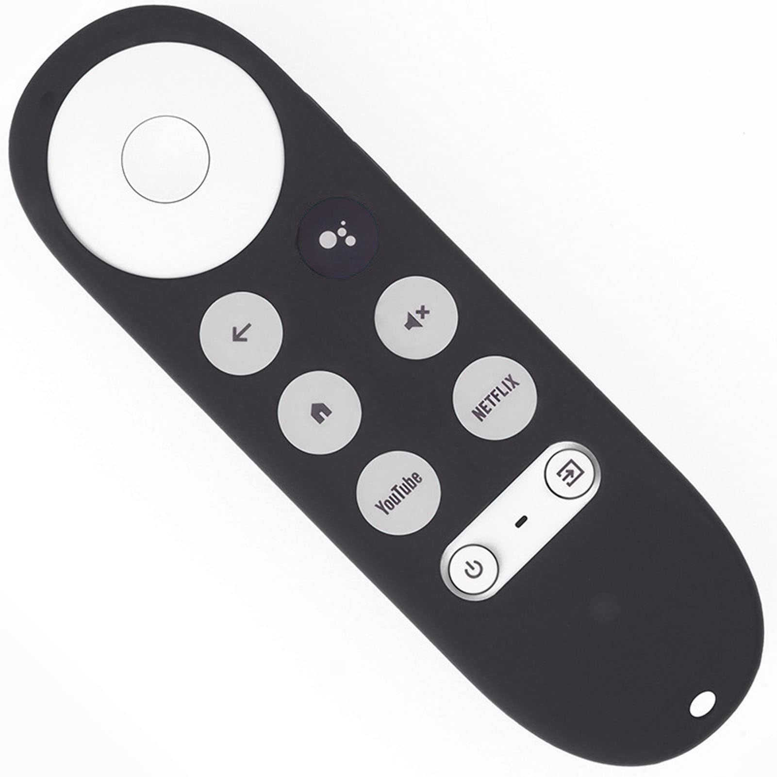 Cover per Telecomando in Morbido Silicone, Custodia Protettiva Antiurto per Telecomando per Chromecast con TV (Grigio profondo)
