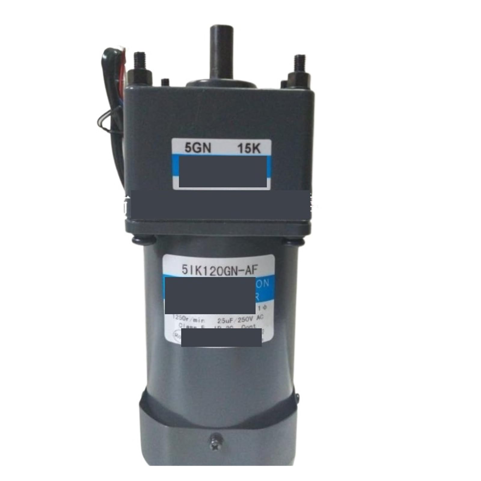 MUYTQAERG Asynchronous Motor 5IK120GN-AF/5GN3K-200K AC 220V Gear Reduction 120W(5GN-60K (30rpm))