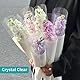 3 Mil Dicke Klare Cellophanfolie,86CM x 30M (43 cm nach der Faltung) Klare Cellophan Rolle,Transparent Geschenkfolie Groß,Geeignet für Anlässe wie Valentinstag, Weihnachten, Hochzeiten usw
