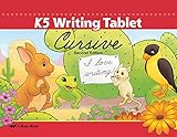 K5 Writing Tablet - Abeka 5 Year Old Kindergarten Cursive Penmanship Student Lined Writing Paper
