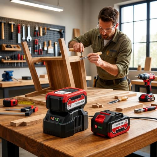 Image of JPT 21V Cordless Power Tool Charger, True 4A Output, Ultra Heavy Duty | Ultra Heavy Duty • Fast Charging • Auto Cut-Off • Overcharge Protection • Stable Output