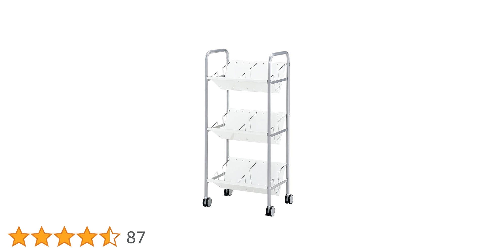 林製作所　ファイルワゴン　79-0340 林製作所 3段ファイルワゴン 林製作所 ファイルワゴン 可動 本棚