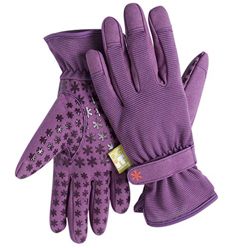 Dig It Gardening Gloves with Fingertip Pillowtop Protection for All Types of Gardening Chores