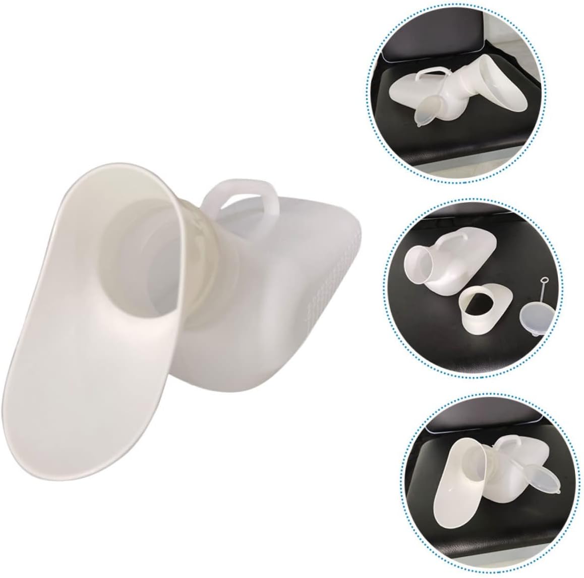Large Female Urinal Funnel Soft Mouth Women Urinal Car Toilet Bedridden Patients