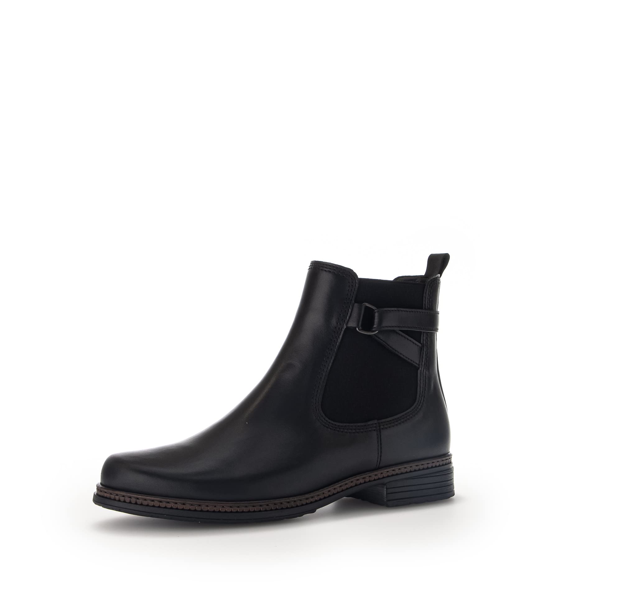 Gabor Damen Chelsea Boots 34.670 Stiefeletten, Frauen Stiefel Wechselfußbett Best Fitting Rauleder Blockabsatz 3 cm Halbschaft Normale Weite F Reißverschluss