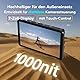 Portkeys LH7P 7 Zoll 1000 Nit Touchscreen Kamera Monitor Wireless Control Touch Sensitive Screen Control Field Monitor 3D LUT Luma Waveform Falsche Farbe für DSLR BMPCC 6K Pro Kameramonitor (Schwarz)