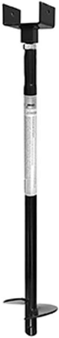 Pylex 10565 Adjustable Helical Post Black