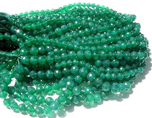 Onyx vert perles facettées 7mm pour créer vos propres bijoux bohèmes chics