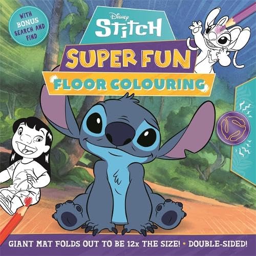 Disney Stitch: Super Fun Floor Colouring : Walt Disney: Amazon.in: Books