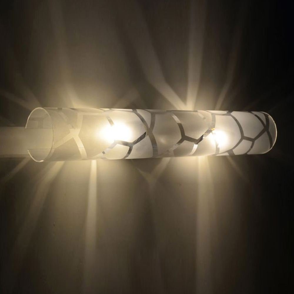 Anti nebbia specchio luci di vetro semplice moda bagno bagno lampada da parete camera da letto comodino lampada da parete (piccolo)