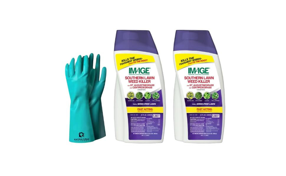 Heavy-Duty Weed Killer 32 oz. 2 Pack + Gloves – Complete Garden Maintenance Bundle