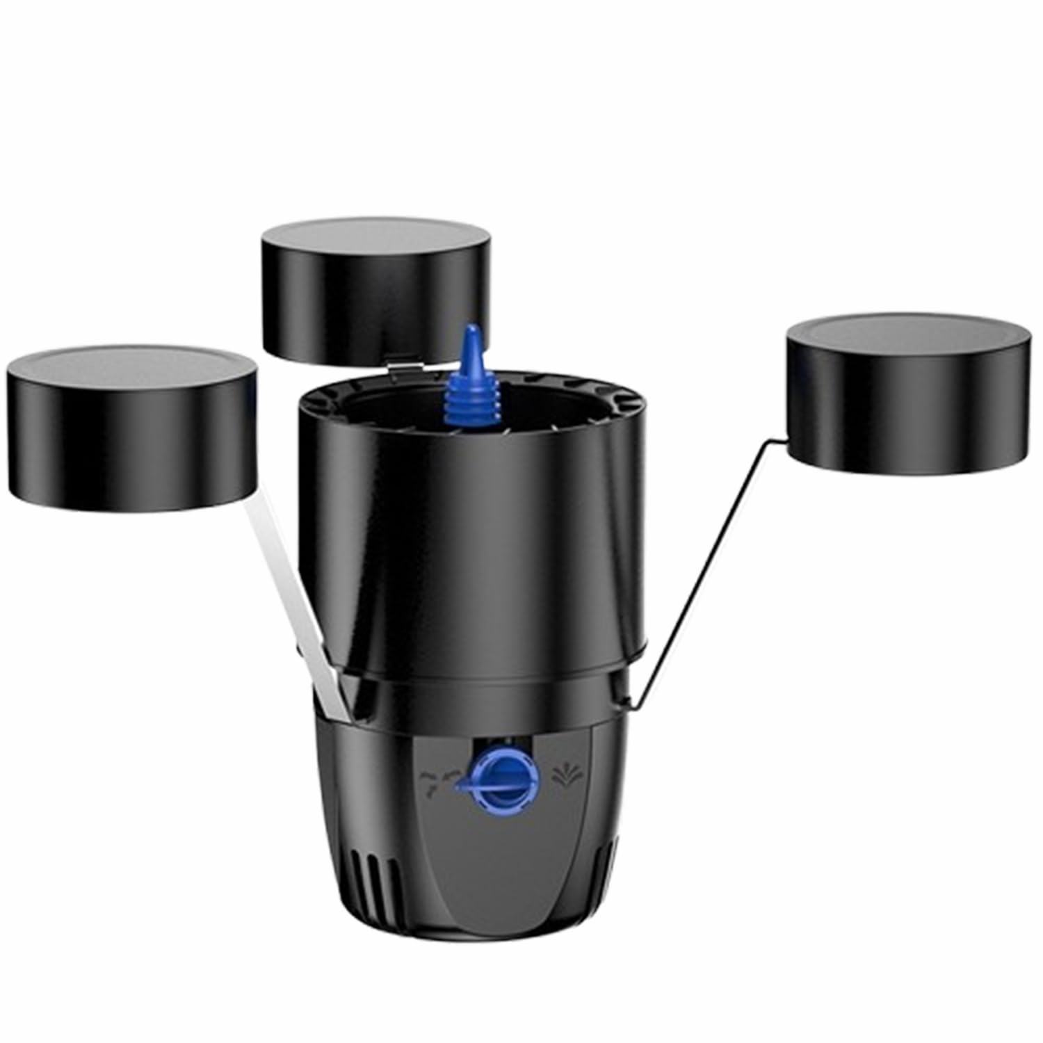 Skimmer automatico galleggiante per piscina, rimozione efficiente dei detriti per laghetti e giardini, facile installazione per piccole e grandi caratteristiche dell'acqua
