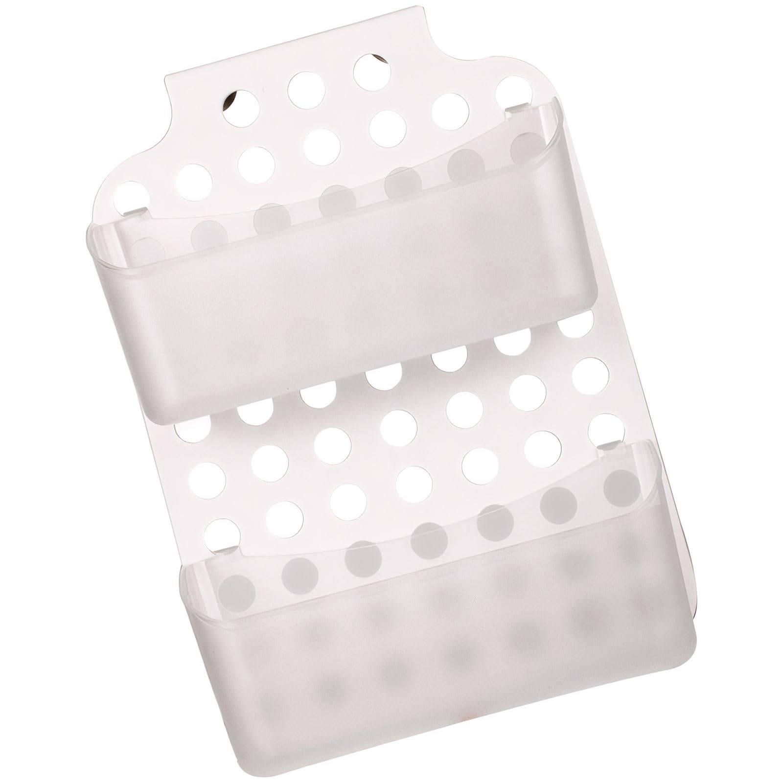 Calcipxx Hanging Shower Caddy with Drainage Holes No Drill Bathroom Wall Organizer for Shampoo and Soap Storage
