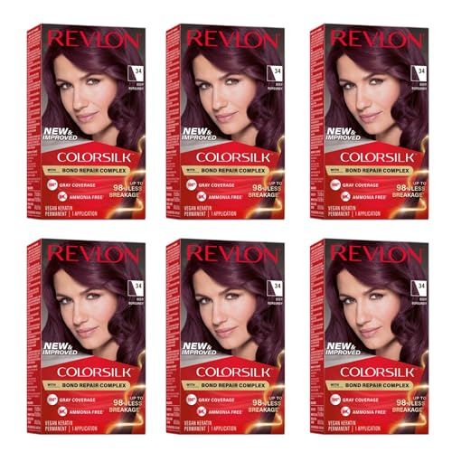 Colorsilk Revlon Colorsilk Hair Color 34 Deep Burgundy 1 Each (Pack Of 6)