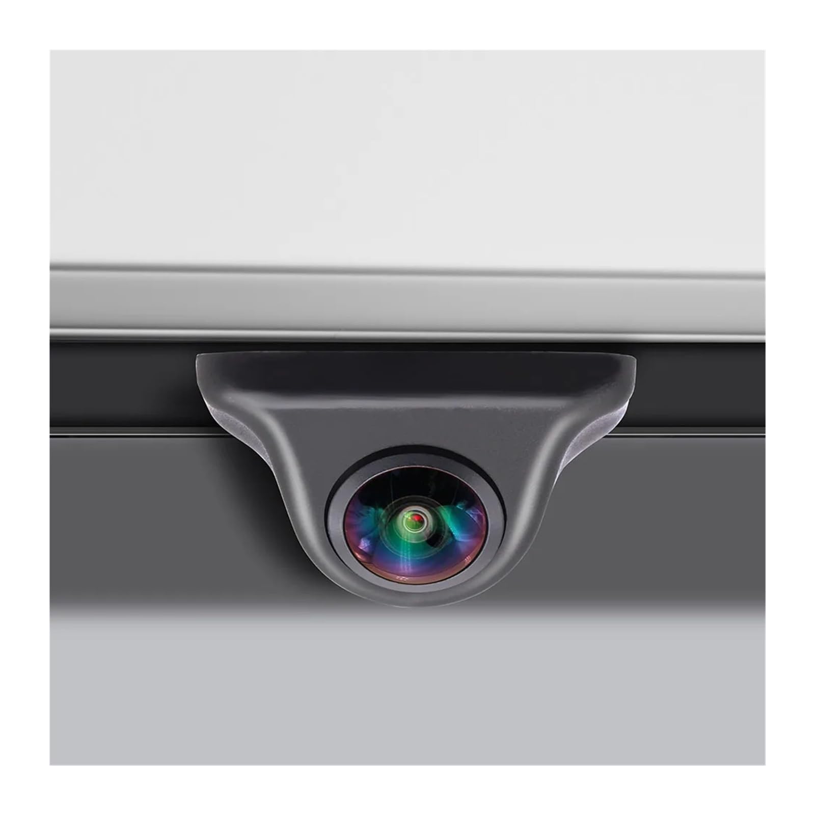 Tylna kamera samochodowa, pasująca do radia samochodowego MP5 180 stopni 4K 1920x1080P obiektyw typu rybie oko format AHD NTSC HD Night Vision kamera cofania pojazdu(Black)