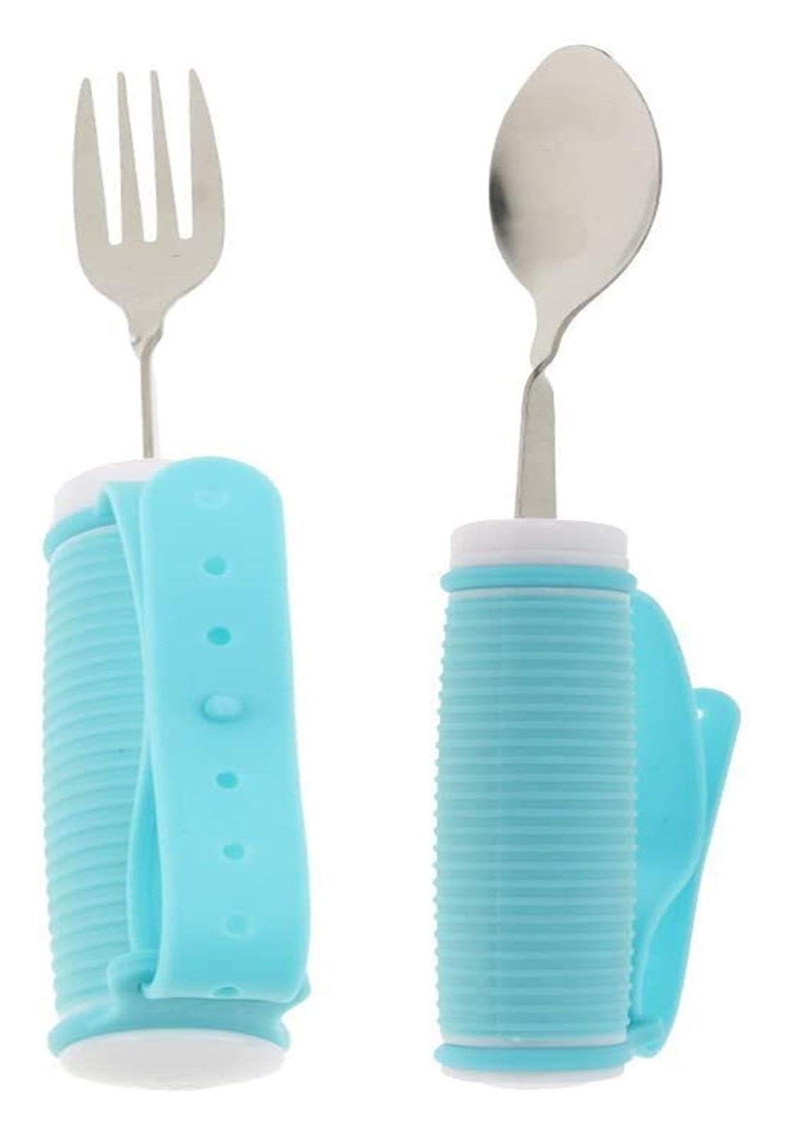 Vajilla Antivibración, Tenedor - Cubiertos Flexibles con Cinturón de Mano - Utensilios Adaptables for Ancianos, Parkinson, Artritis y Discapacidades 1014/793 /534 (Size : Fork)
