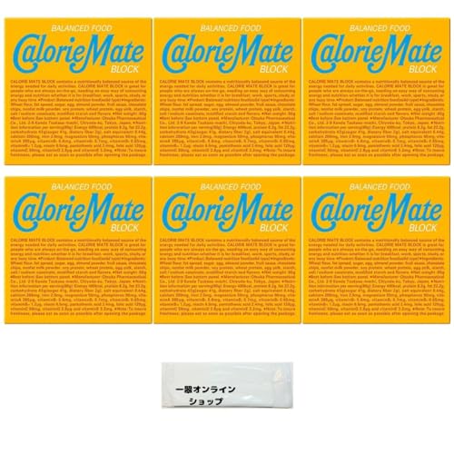 大塚製薬 カロリーメイト ブロック バニラ味 4本入り×6個 オリジナルおしぼり付き