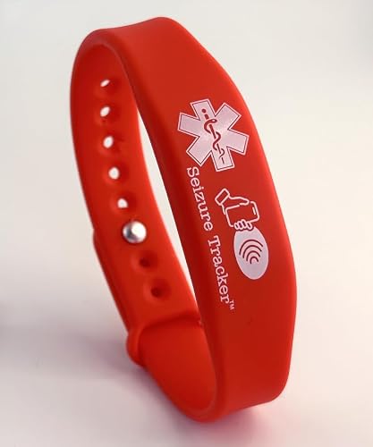 Seizure Tracker Quick Access NFC Wristband (Red)