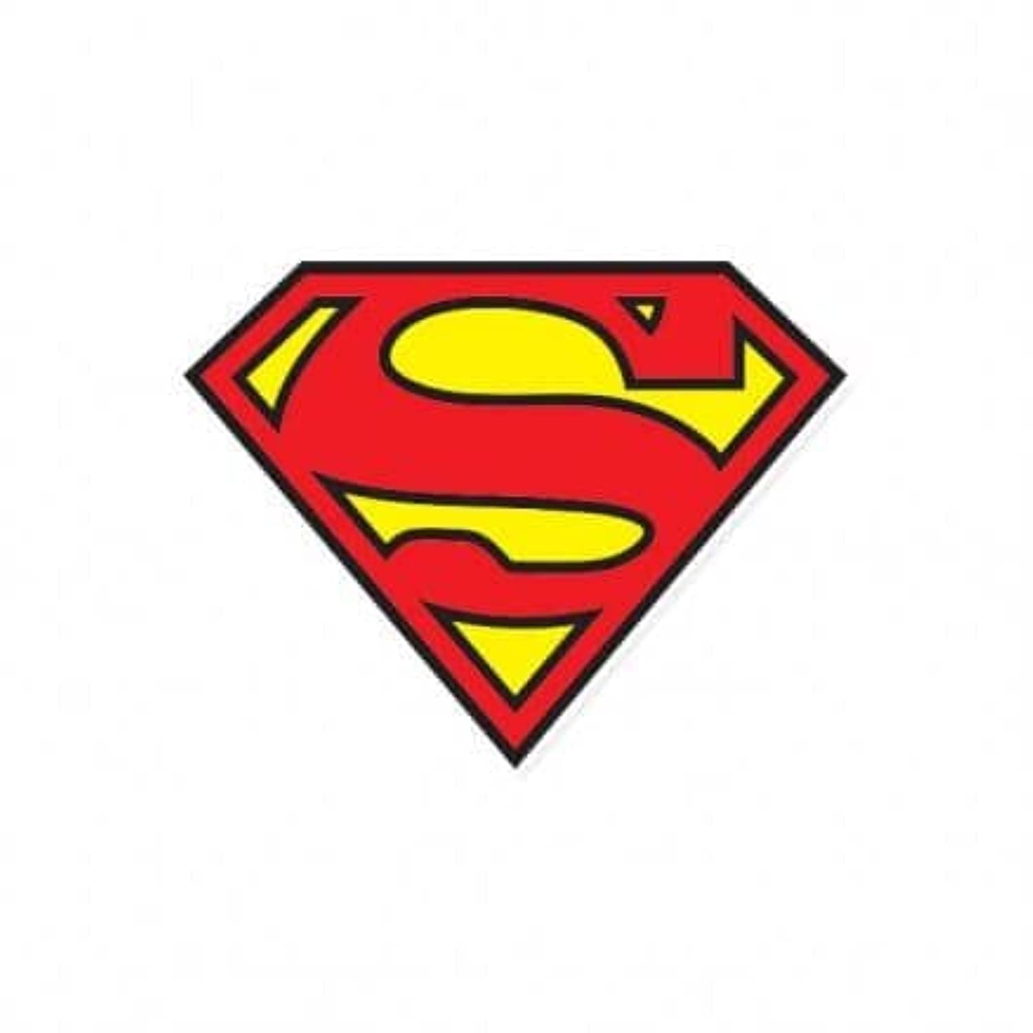 Voltx Design Superman Classic Logo Superman Sticker For Laptop/Door 6inch