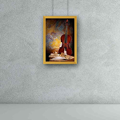 Image of ArtzFolio Antique Music Tabletop Painting Golden Frame 8 x 11.3 inch (20 x 29 cms)