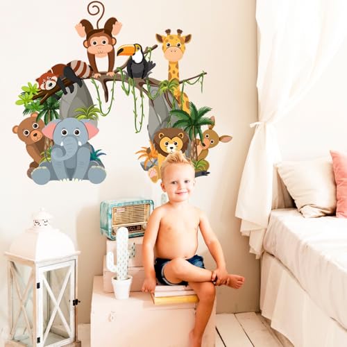 Vinilos de Animales de Jungla para Decoración de Pared miniatura 5