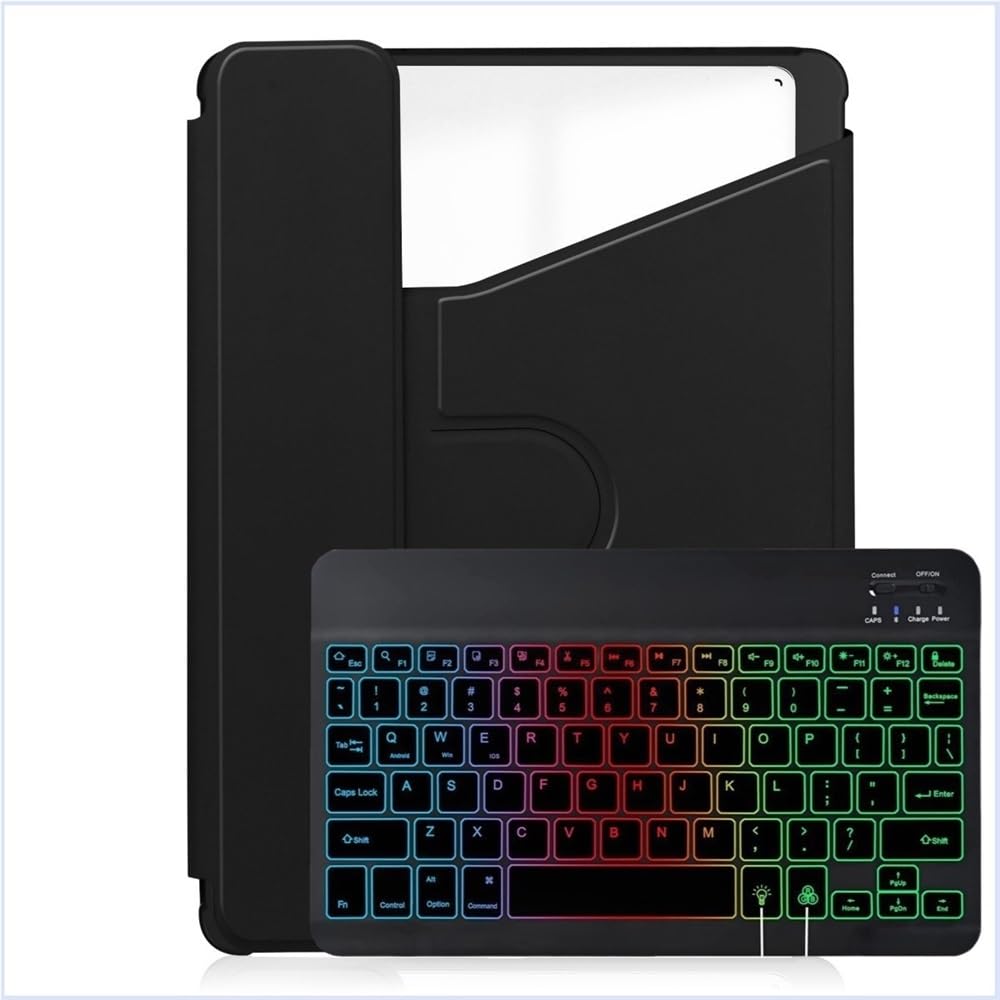Coque iPad 10,9 rotative avec clavier rétroéclairé pour télétravail - 8