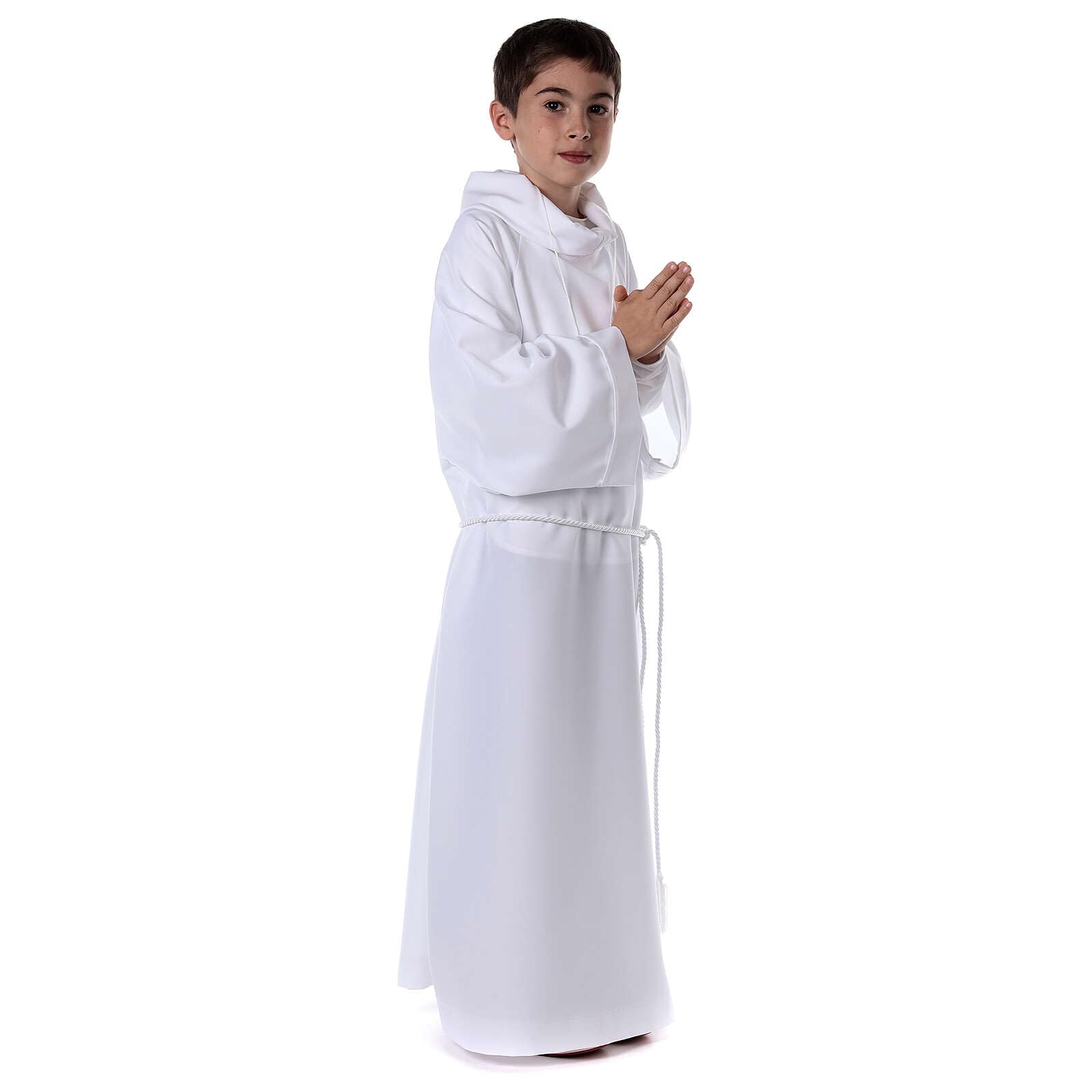 Holyart Abiti Prima Comunione: Kit Prima Comunione Croce cingolo Abitino Coprente in Primis