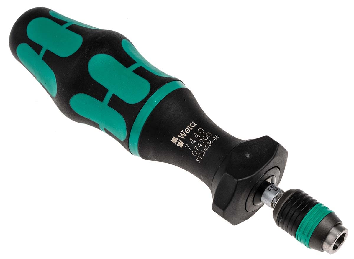 Wera Drehmomentschraubendreher voreingestellt, Hex-Antrieb, 0.3 → 1.2Nm / ±6%, Länge 155 mm