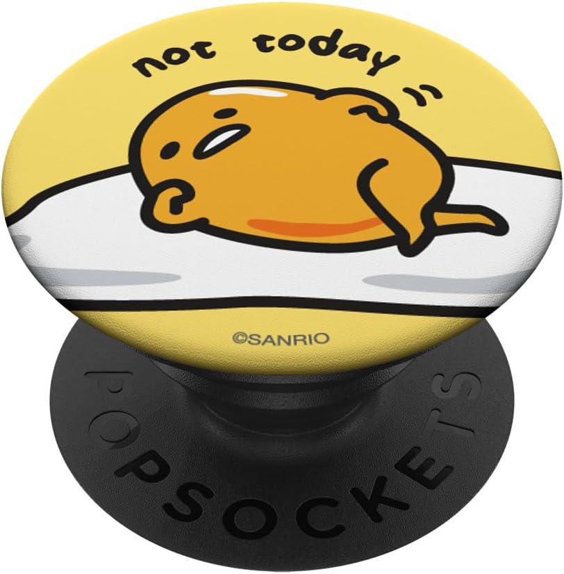 Gudetama The Lazy Egg Not Today PopSockets Adhesive PopGrip