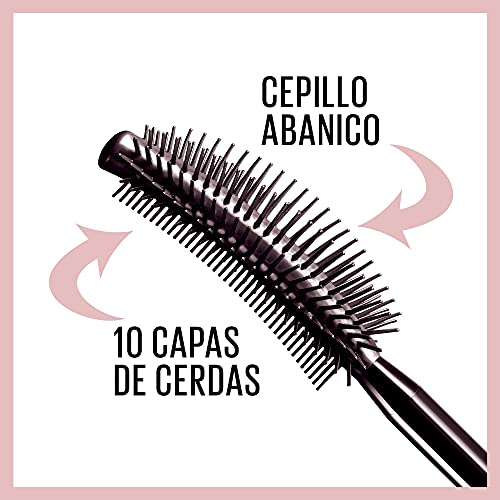 Maybelline New York Ciglia Sensazionali Mascara Volumizzante Waterproof, Effetto Ventaglio Sulle Ciglia, Resistente All'acqua, Nero #TOP3