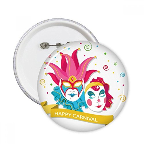 Masque Joyeux Carnaval Venise DIYthinker : transformez un vêtement triste avec ce badge 5pcs