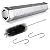 Prefdo Smoker Tube - 6” Stainless Steel Wood Pellet Tube Smokers for Cold or Hot Smoking, 5 Hours of Billowing Smoke, Work with Electric Gas Charcoal Grills or Smokers, H