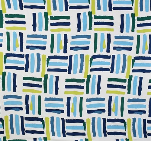Image of 200 TC 100% Polycotton Printed Supersoft Bedsheet for Single Bed with 1 King Size Pillow Covers Soft /Breathable Wrinkel Free -60x90 Inches -Green & Blue