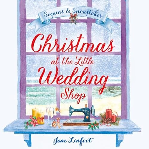 Christmas at the Little Wedding Shop Audiolivro Por Jane Linfoot capa