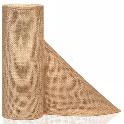 Chemin pour table en toile jute 20cm : finissez-en avec les decorations fades