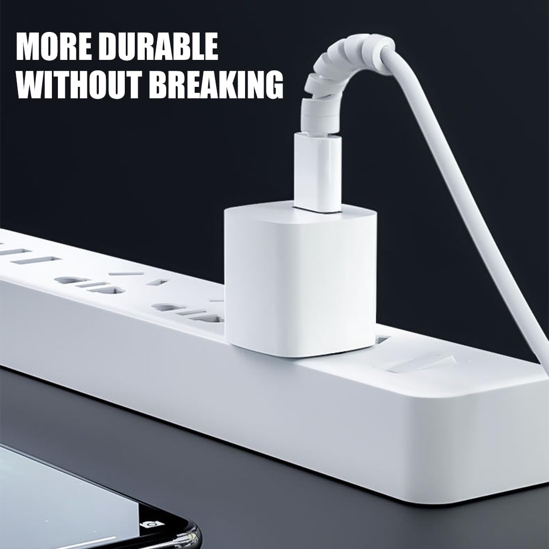 30 Pezzi Salvacavo per Caricabatterie Flessibile Silicone Micro USB Protector Tuta di Protezione per Cavo del Mouse per Tutte Le Linee Dati del Cellulare