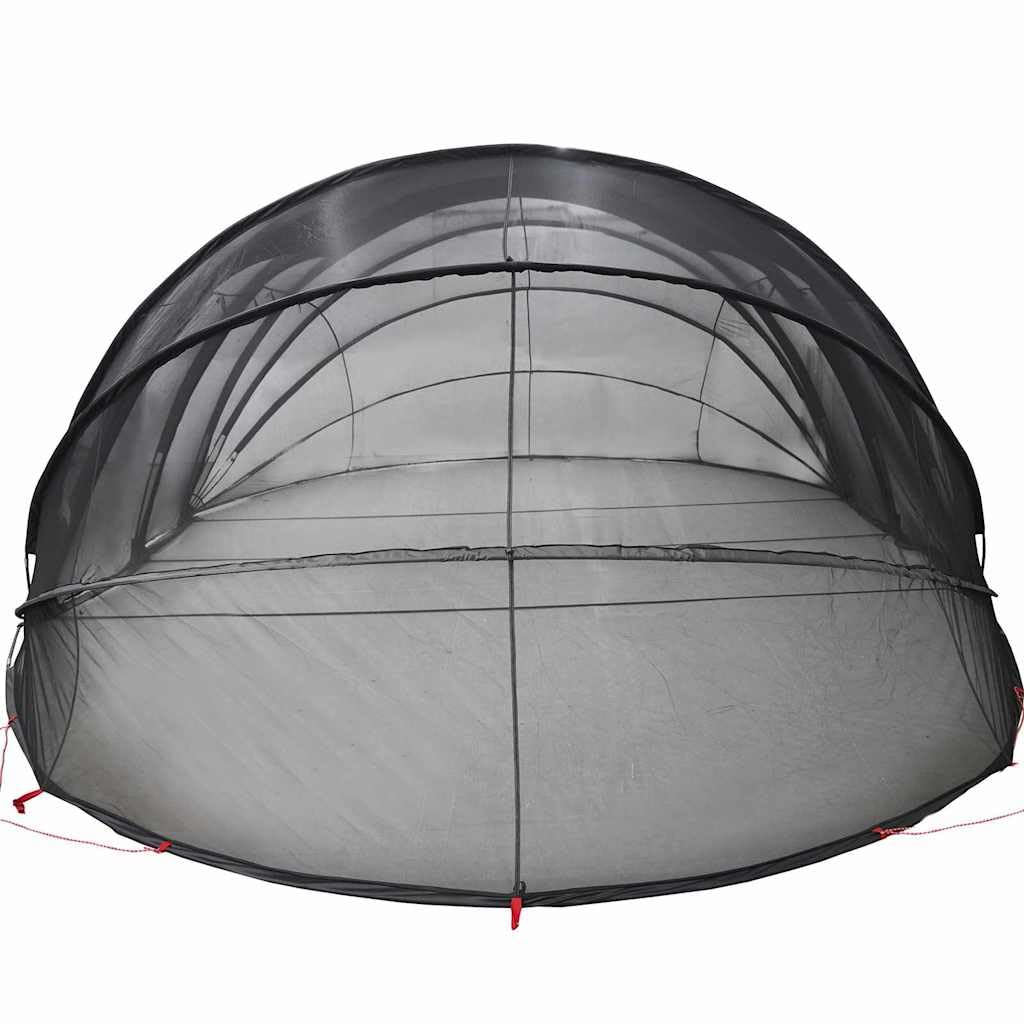 Tenda da piscina a cupola trasparente, 538 x 440 x 204 cm, per piscina esterna, in poliestere 185T con rivestimento in PU, impermeabile, resistente ai raggi UV e ignifuga, con porte arrotolabili con