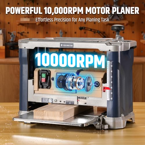 WOODSTARTER 13-Inch 3-Blade Planer