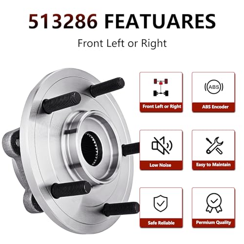 JLEO 513286 Front Wheel Hub Bearing Assembly for 2009-2020 Dodge Journey by JLEO - Used condition - Image 5