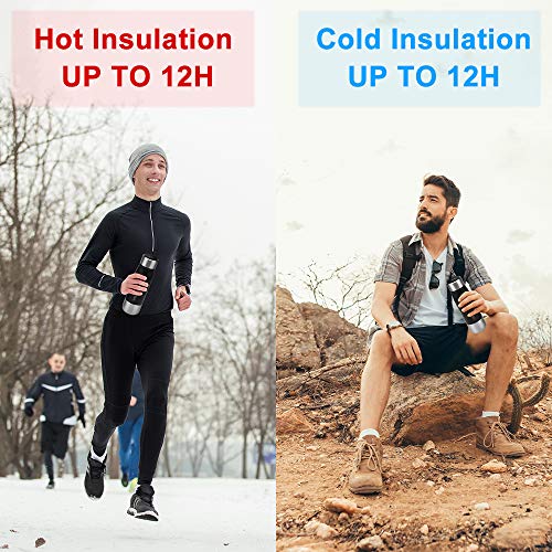 flintronic Taza de Viaje, Termo Taza 360ML/12OZ Travel Mug, Frasco de Vacío de Acero Inoxidable, Pantalla LED Táctil… - Imagen 5