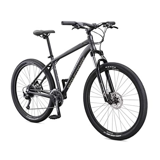Mongoose Switchback Expert Adult Mountain Bike, 9 Speeds, 27.5-inch Wheels, Mens Aluminum Large Frame, Grey (M25100M10LG-PC)