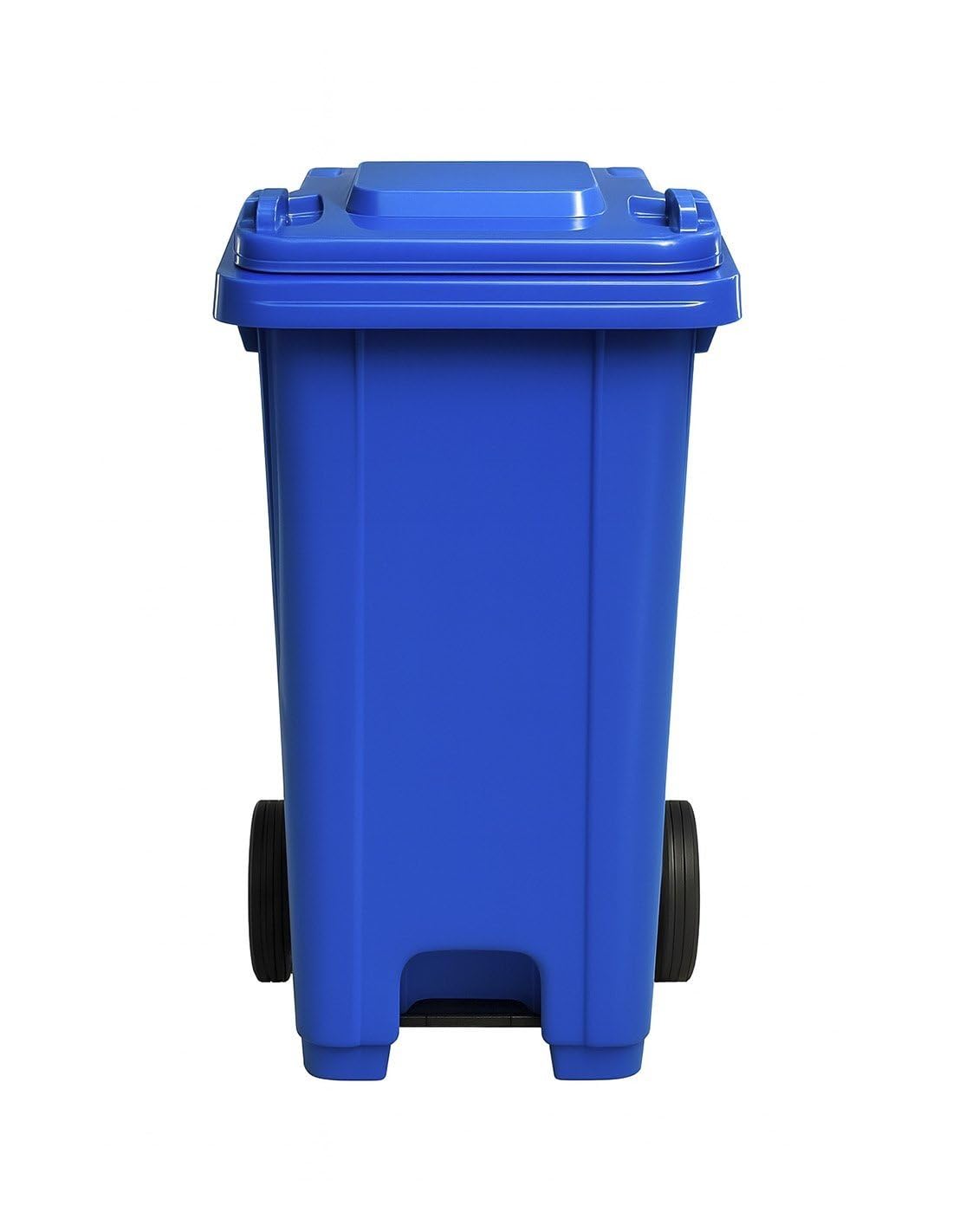 JARDIN202 - Contenedor de basura 120L - Con pedal - Azul