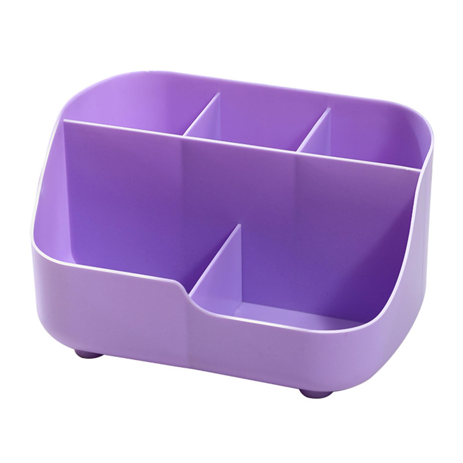 Buxuaaaa Makeup Storage Box Clear View Compartments Compact Cosmetic Organizers for Countertop Bathroom Organization Space Saving Multilayer Organizers