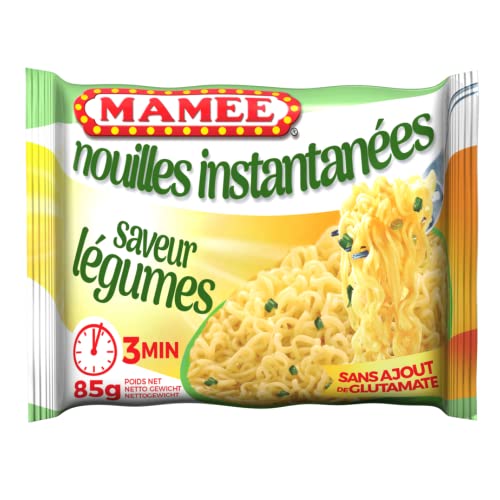 Mamee Nouilles instantanées, saveur légumes - Le sachet de 85g