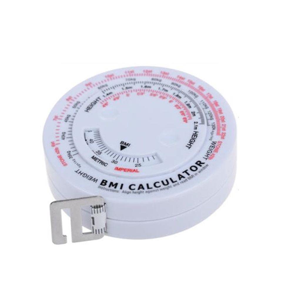 CALANDIS™ Body Mass Index Tape Calculator & Retractable Measure Diet Weight Loss Round | Body Mass Monitors & Scales | Fitness Technology | Fitness Running & Yoga-picture-16