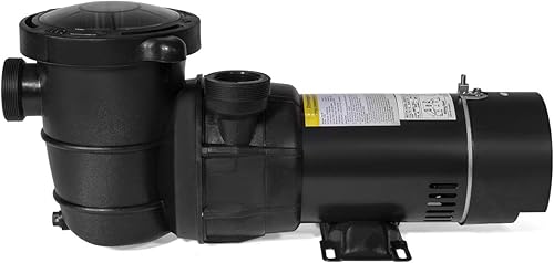 XtremepowerUS Bomba de piscina sobre el suelo de 2 velocidades 1.5HP Bomba de piscina 1.5 "NPT filtro cesta filtro alto flujo con adaptador de