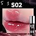 MSMEESHU 3 Pcs Lip Gloss Set, Non-Sticky Hydrating Lip Oil & Plumping Balm Collection, High Shine Tinted Lip Stain, Pink Nude Color Everyday Essential for Girls, S02