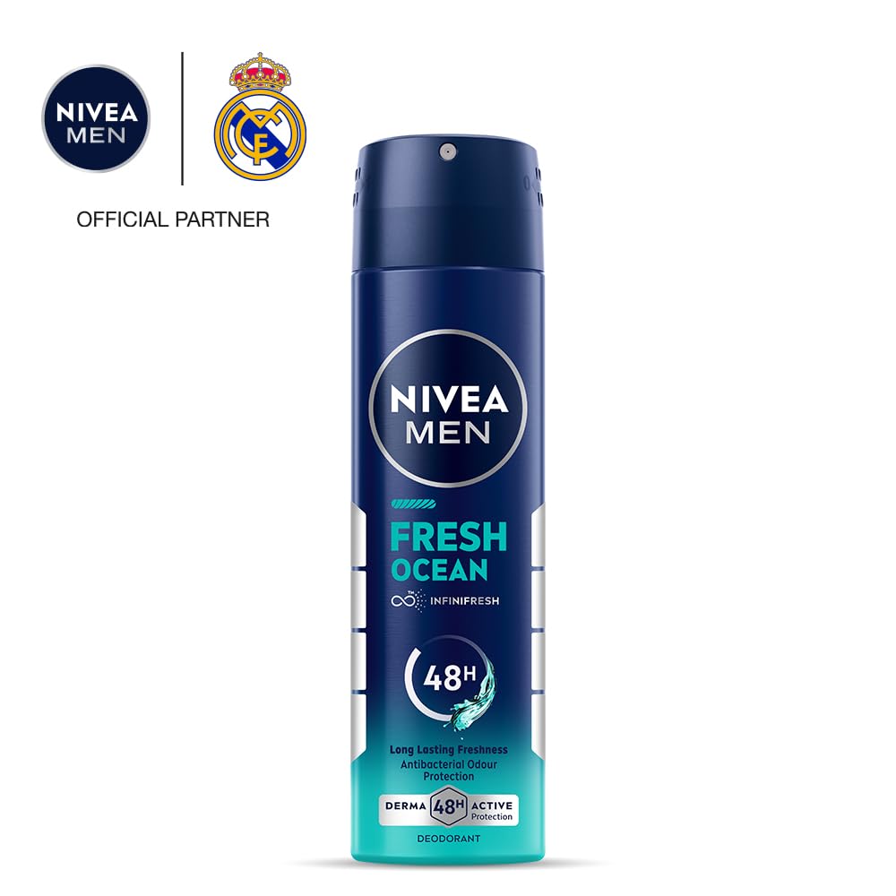 Nivea Fresh Ocean Deodorant For Men, 150ml : Amazon.sg: Beauty