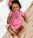 Anano Black Reborn Baby Dolls Silicone Full Body 20 Inch Realistic Baby Doll Girl Soft Full Silicone Babys Doll African American Babys Girl Lifelike Black Reborn Dolls Brown Skin