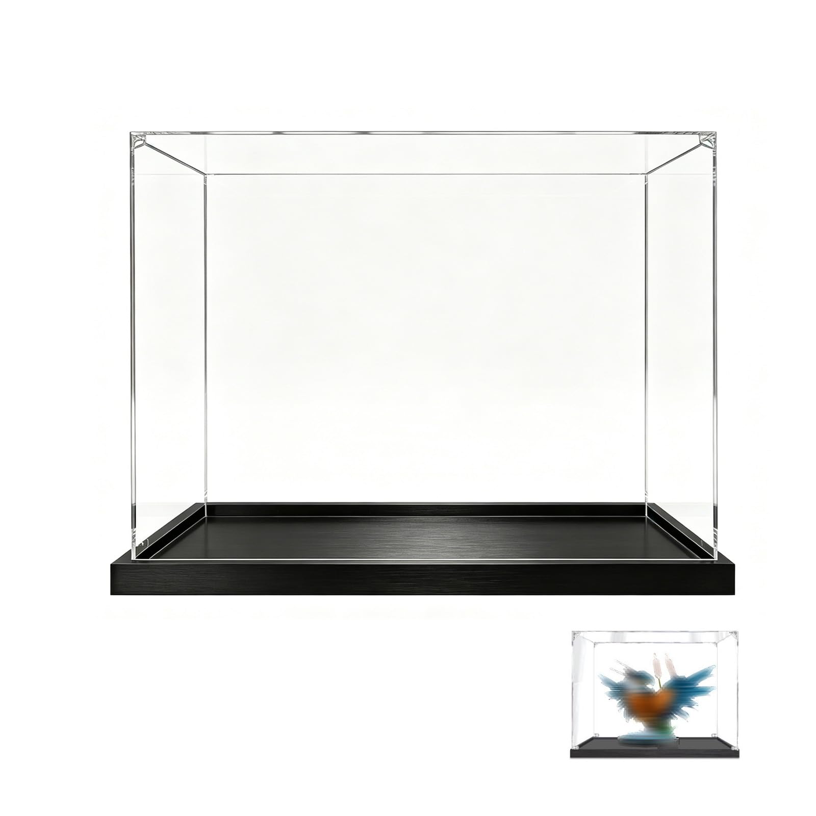 Acrylic Case for Lego 10331 Emerald Bird Clear Display Box, Model Not Included (2mm)
